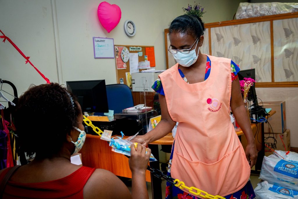 INCAvoluntário páscoa pacientes INCA